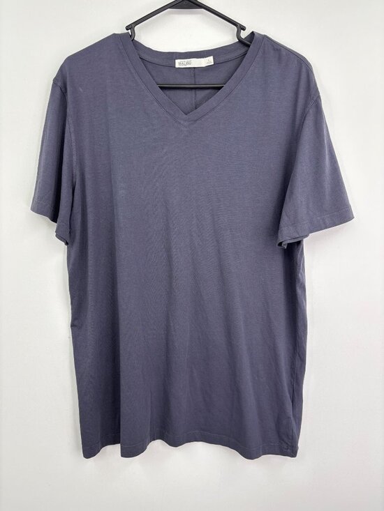 Barefoot Dreams Other - Barefoot Dreams Malibu Collection V-Neck Short Sleeve Basic T-Shirt Slate Large